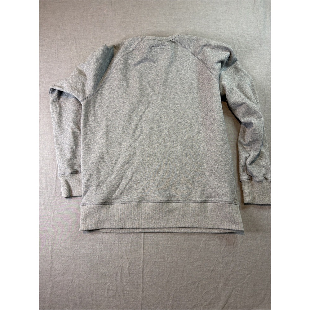Harding-Lane Sweatshirt Mens Medium Gray Needlepoint Car Christmas Tree Holiday - Picture 9 of 9